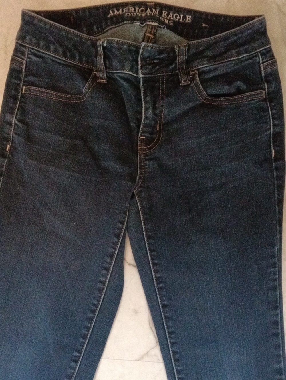 American Eagle Outfitters Women's Dark Indigo Skinny Jeans